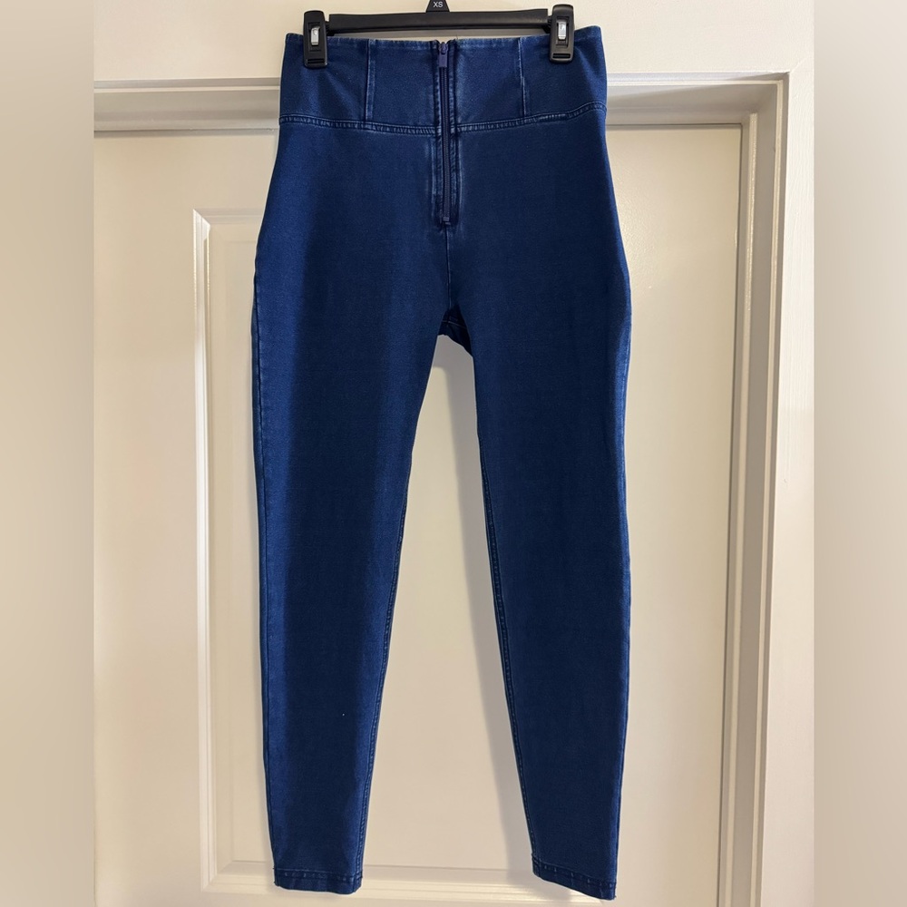 Freddy WR.UP Denim High Waisted Petite Length Deep Blue Women's Jean Jeggings LG
